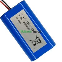 Ersatzakku für PLC Li-ion-18650-2S