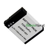 Ersatzbatterie für Gopro AHDBT-001 HD 1100mAh HERO1