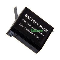 Ersatzbatterie für Gopro-Helden 4 HD AHDBT-401 1160mAh