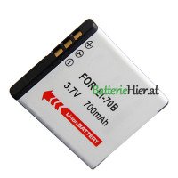 Ersatzbatterie für Olympus FE-5040 X-940 700mAh D705 FE-4020 LI-70B D700 FE-4040