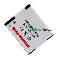 Ersatzbatterie für Panasonic DCM-TZ40 DCM-TS5 DMW-BCM13 1250 DCM-TZ41 DCM-FT5 mAh DCM-ZS30