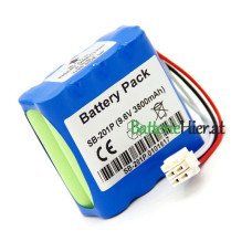 Ersatzbatterie für Nihon-Kohden X076 PVM-2700 PVM-2701 PVM-2703 SB-201P